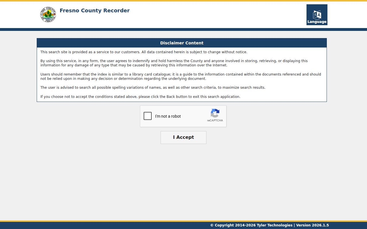 Fresno residents directory recorder official records search