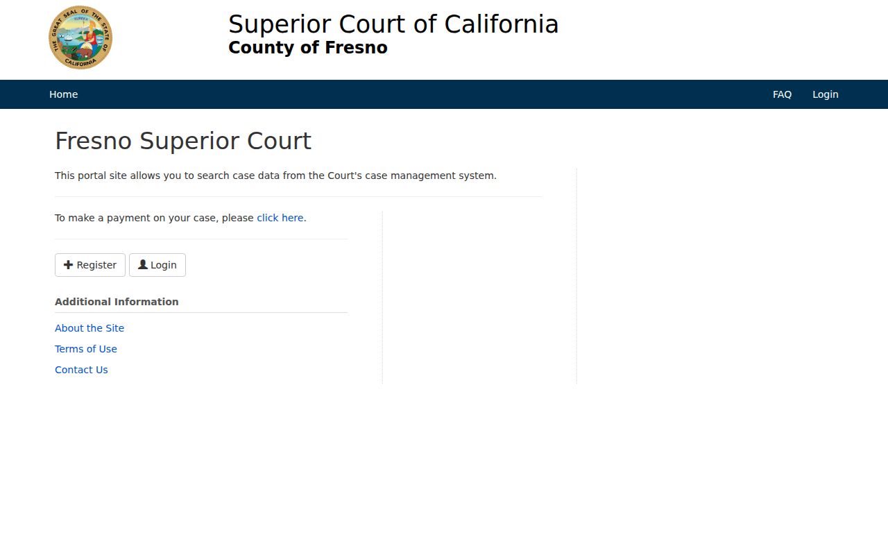 Fresno resident lookup Superior Court public portal