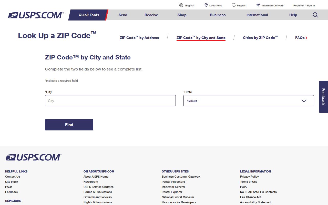 Fresno ZIP code directory USPS lookup